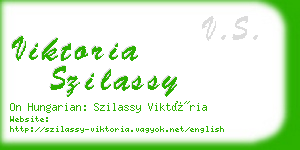 viktoria szilassy business card